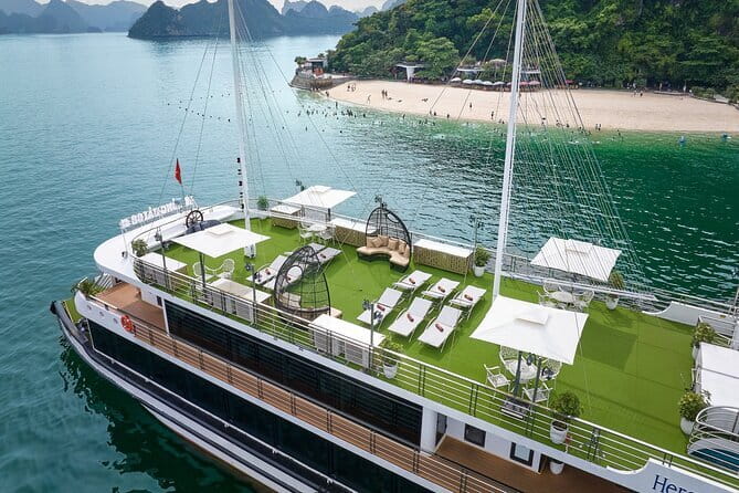 Halong Bay Day Tour Luxury Cruise With Jacuzzi and Buffet Lunch - Key highlights to pay attention to
