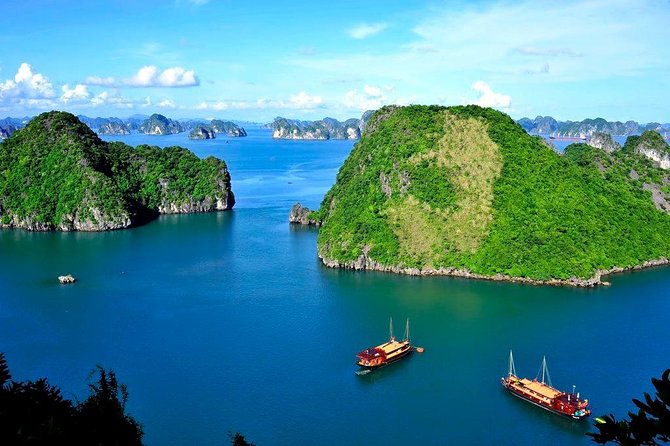 Halong Bay Day Tour With Titop Island, Cave, Kayak & Lunch - Hanoi pickup and the 3-hour run to Tuan Chau