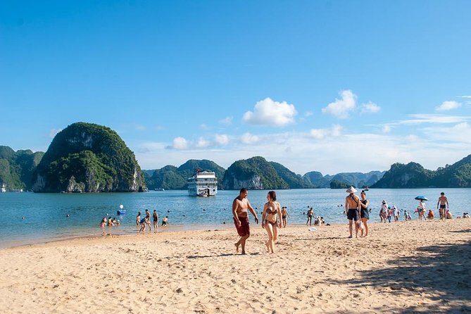 Halong Bay Day Tour With Titop Island, Cave, Kayak & Lunch - Crowds, bus comfort, and how to make the day feel easier