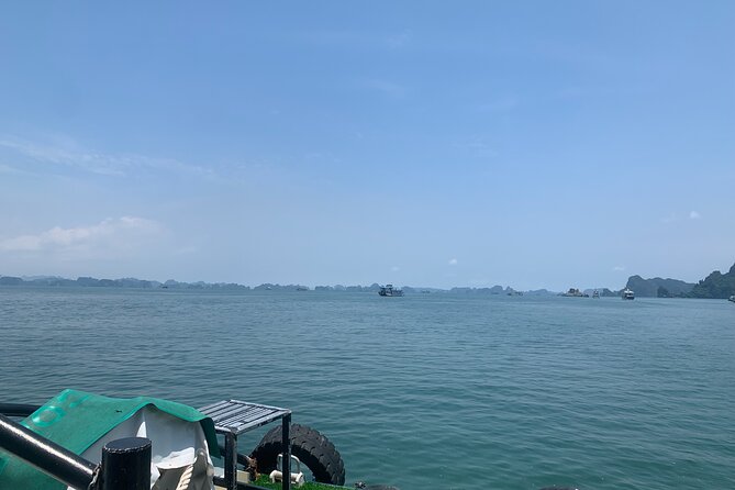 Halong Bay Full Day With 5 Star Cruise - Buffet Lunch - TiTop Island at 3:15 PM: swim, relax, or climb for the view