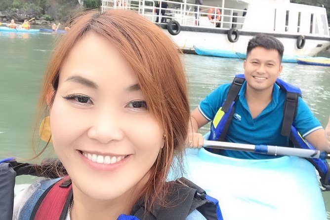 Halong Bay Full Day With 5 Star Cruise - Buffet Lunch - Sunset party at 4:00 PM: the fun break on the way back