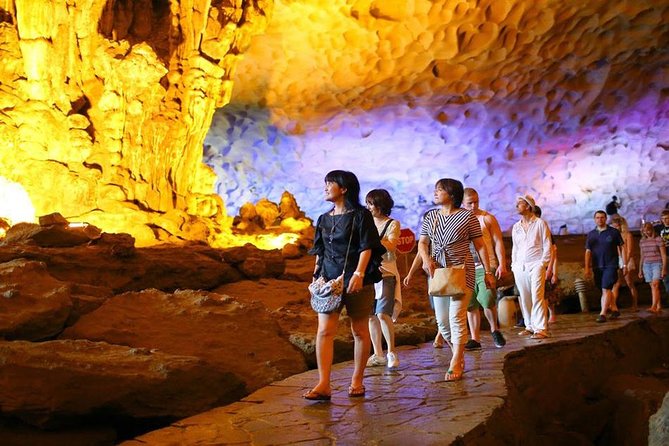 Halong Bay Full Day with Kayaking, Hiking viewpoint, Cave - Deluxe To Luxury - Tuan Chau Island Departure and Lunch on the Water