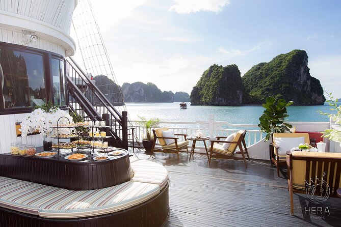 Halong Bay - Hera Cruise - All Inclusive Multi Days Tour - Day 1 at the dock and the first wave of caves and island time