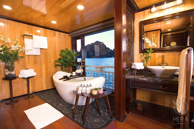 Halong Bay - Hera Cruise - All Inclusive Multi Days Tour - Your cabin: ocean view junior comfort that keeps it easy
