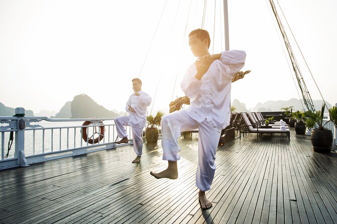 Halong Bay - Hera Luxury Day Cruise 7.5 Hours - The onboard seafood buffet, lobster soup style, and what to expect