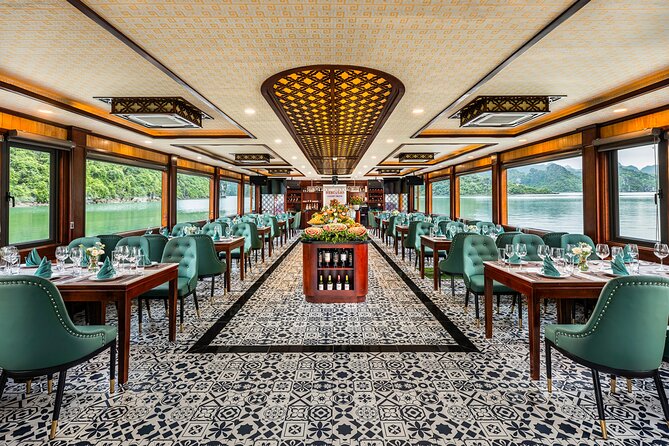 Halong bay Luxury Cruise Day Trip: Buffet lunch & Limousine bus - Surprise Cave (Hang Sung Sot): the cave hike plus cave boat time