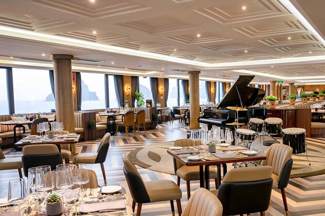 Halong Bay Luxury Dinner Cruise - Ambassador - Entertainment on the 4th-floor sundeck: band, DJ, and dancers