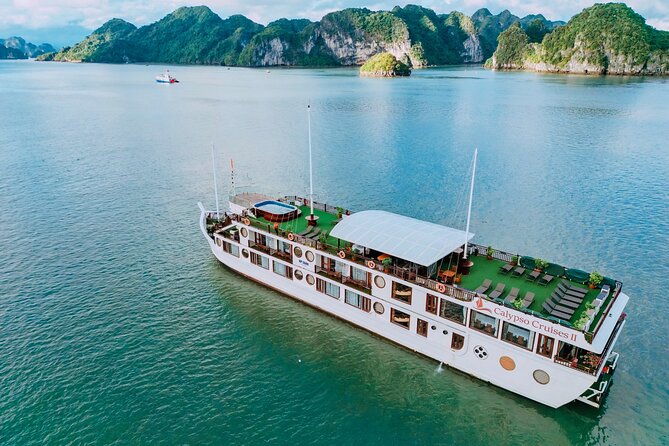 Halong Calypso Cruise 2d1n-All Inclusive Cruise with Transfer - Day 1 on the bay: Lan Ha lunch cruise, then Halong sunset and happy hour