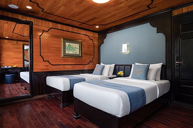 HaLong - LanHa Bay With La Pandora Boutique Cruises 2Days/1Night - Meals, Coffee, Tea, and the All-Inclusive Value Math