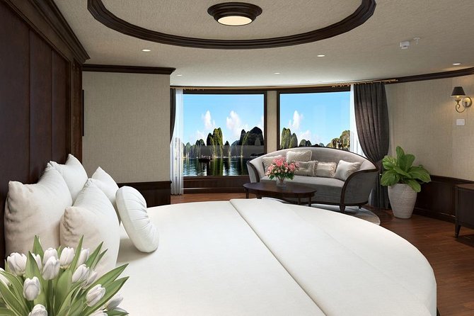Halong Luxury Cruise 2D/1N: Kayaking, Swimming, Titop island, meals, best prices - Day 2 Highlights: Grotto Time, Lunch on Board, and Back to Hanoi