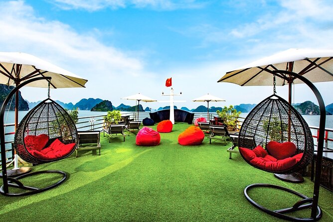 Halong Milalux 5 Star Cruise 2d1n,All inclusive,transfer - Day 1 in Halong Bay: Sung Sot Cave and the islets that make it worth it
