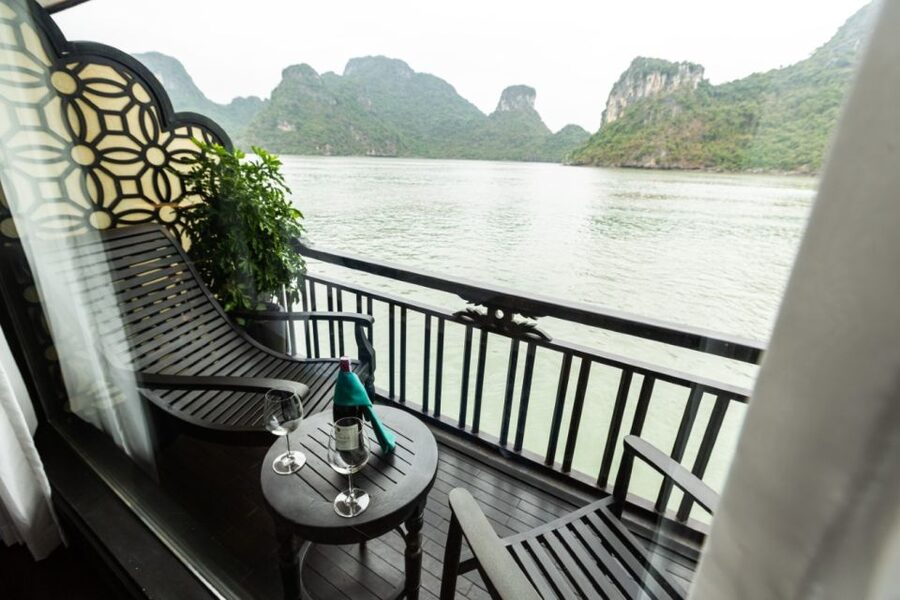 Hanoi: 2-Day Halong & Lan Ha Bay 5-Star Cruise with Balcony - Your balcony cabin, A/C, and the kind of rest you actually want