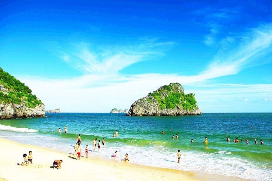 Hanoi: 3-Day Ninh Binh, Ha Long, & Lan Ha Bay 5-Star Cruise - Day 2 onboard life: spring rolls, sunset deck time, and squid fishing