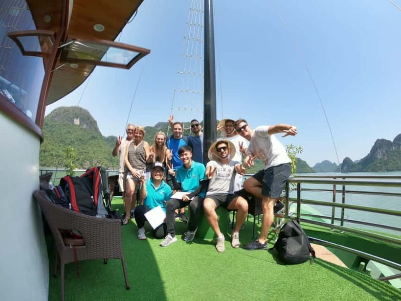 Hanoi: 3Days: Lan Ha bay: classic cruises & Ninh Binh trip - On-board life: kayaking, sunset programming, and the fun stuff