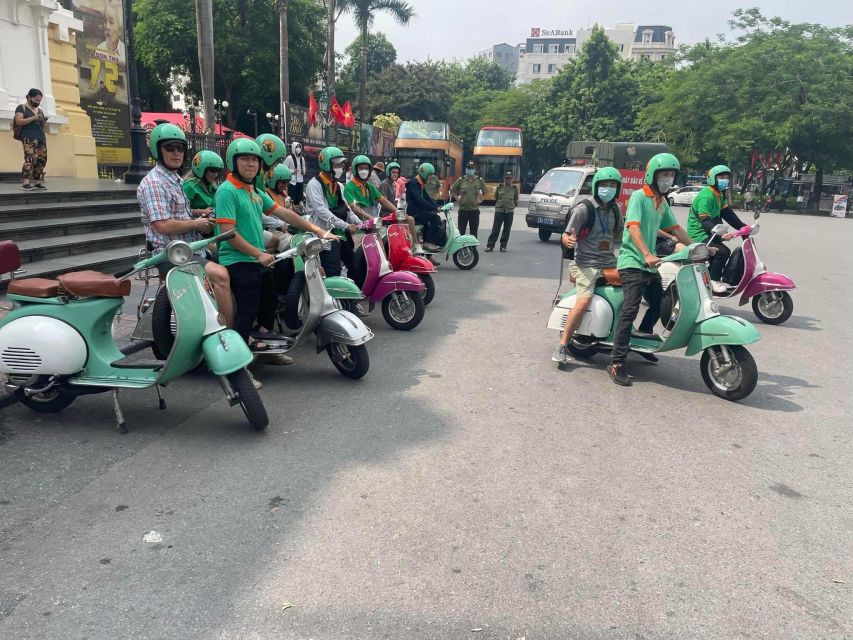 Hanoi 4.5-Hour Vespa Tour city tour - Egg Coffee Break and Lunch So You Do Not Burn Out