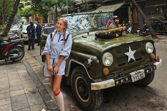 Hanoi Army Jeep Tour with Food and Culture Sightseeing - Hanoi Opera House Stop: A Fast Start Point With Real-World Context