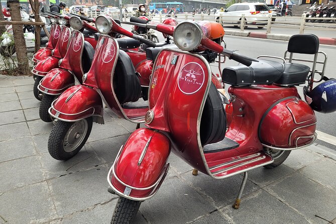 Hanoi Back Streets Vespa Tours: Hanoi Insider Vintage Vespa Tour - Stop 4: Duờng Tàu Reunification rail track, close-up city life by the rails