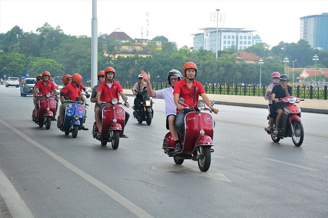 Hanoi Back Streets Vespa Tours: Hanoi Vintage Vespa Tours City - Long Bien Bridge and Duờng Tau: a first taste of Hanoi street energy