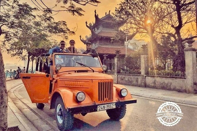 Hanoi Backstreet Jeep Tour : Hanoi HIGHTLIGHTS and HIDDEN GEMS - Pickup in the Old Quarter, and how the timing really works