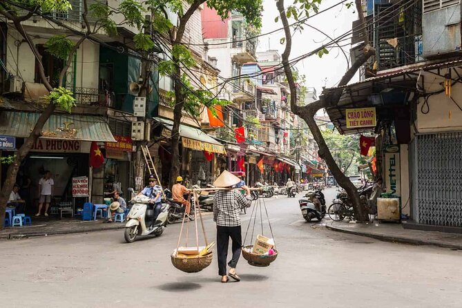 Hanoi City Walking Tour Discover Hidden Gems and Train Street - Old Quarter lanes, Long Bien Bridge context, and Dong Xuan Market