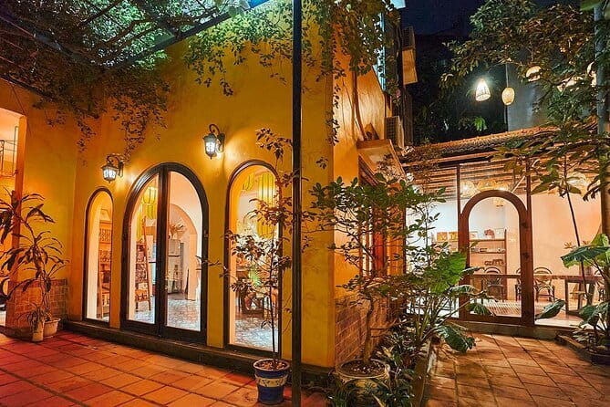 Hanoi: Cook 2–5 Vietnamese Dishes With Traditional Tea Ceremony - Entering the Hidden Garden Villa, Not a Loud Cooking Studio
