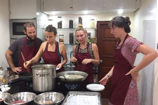 Hanoi Cooking Class and Market Tour in Ancient House - The food you cook, the meal you actually sit down for