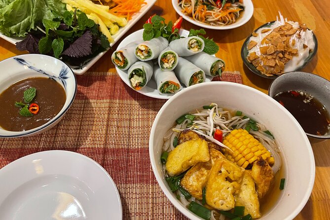 Hanoi Cooking Class Learning 5 Dishes including Banh Xeo - Getting Your Recipe Booklet and Certificate