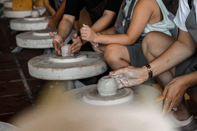Hanoi Countryside Half-day Jeep Tour: Bat Trang Ceramic Village - Small group, big attention during pottery time