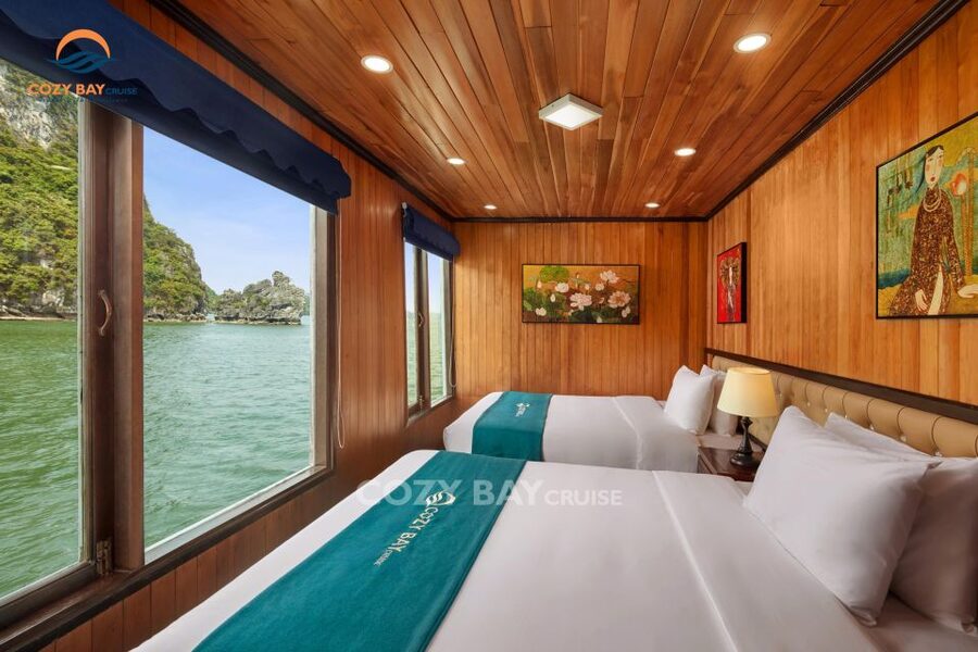 Hanoi: Cozy Halong Bay Overnight Cruise with Meals - Day 2 sunrise, breakfast, and the cruise back to Hanoi