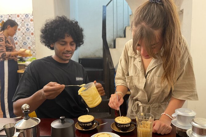 Hanoi Egg Coffee & Coconut Coffee Making Class with Free Banh Mi - How the class works: from beans to brewing steps