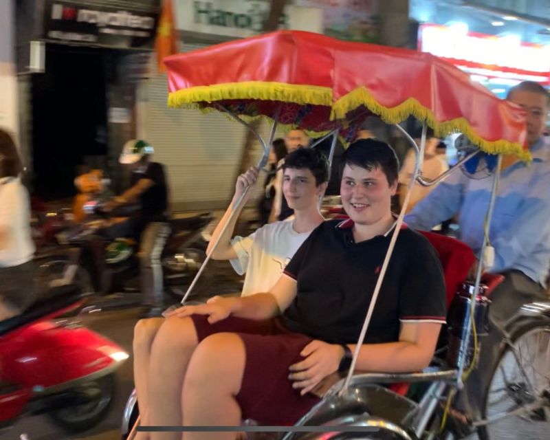 Hanoi: Embark On A Cyclo City View Tour - Street food tasting and drinks: one main dish, plus a real break