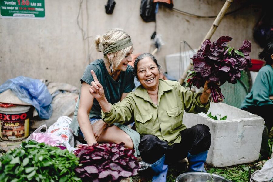 Hanoi Farm Tour and Cooking Class with Local Family - Vegetable farms and fruit gardens that sit beside village life