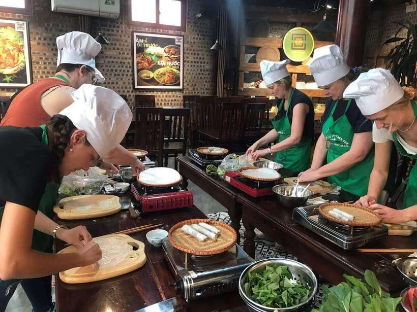 Hanoi Food Adventure: Vietnamese Market Tour & Cooking Class - Market to meal: the best part is you eat what you make