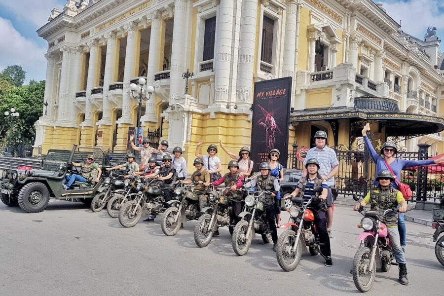 Hanoi Food, Culture, Sightseeing & Fun By Vintage Motorbike - Hidden Gem Cafe and the Street-Food Lunch That Closes the Loop