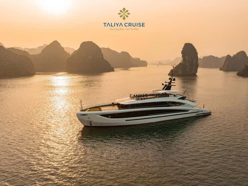 Hanoi: Ha Long Bay/Lan Ha Bay Taliya Day Cruise - Luxury on the Taliya boat: space to relax and freshen up