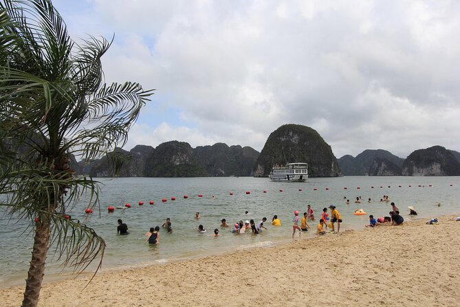 Hanoi - Ha Long Luxury Day Cruise with Kayak & Cave Adventure - Ti Top Island: White Sand, a Viewpoint Hike, and Reset Time