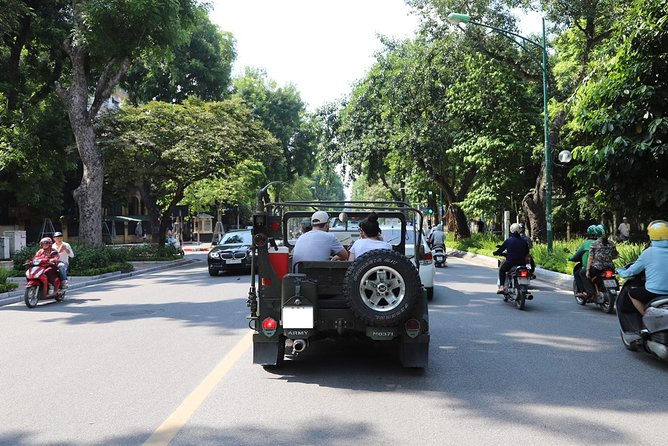 Hanoi Half-day with Food + Fun + Culture By Russian Jeep - Riding a Vietnam War era GAZ-69 jeep through Hanoi streets