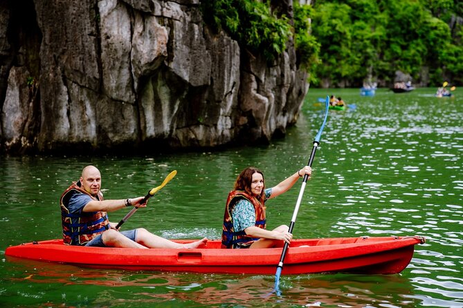 Hanoi: Halong Bay Luxury Option – Titop, Surprise Cave, Kayak - Luon Cave Kayak Time: The Calm-Lagoon Moment
