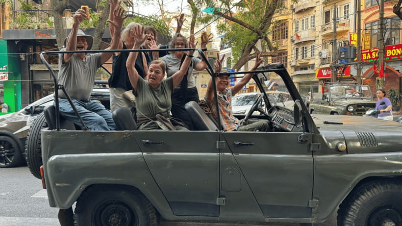 Hanoi: Historic Jeep Tour - Pickup in the Old Quarter, then you go where cars do not