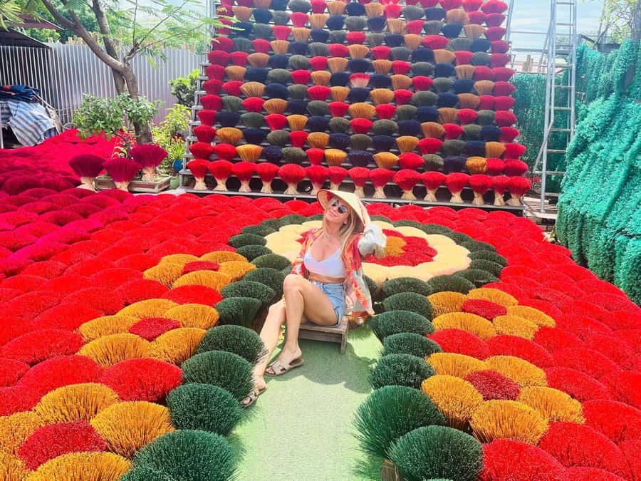 Hanoi: Incense Village, Hat-Making & Ninh Binh, Tam Coc Tour - Chuong conical hat village, paint a 300-plus-year tradition