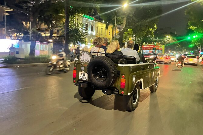 Hanoi Jeep By Night Street Food Tour and Train Street Experience - Duong Tau lake ride, then Train Street walking time
