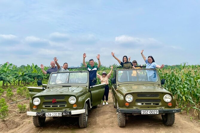 Hanoi Jeep City Highlight, Backstreet, Train Street, Countryside - Hoang Hoa Tham and the Duong Tau stop for street atmosphere