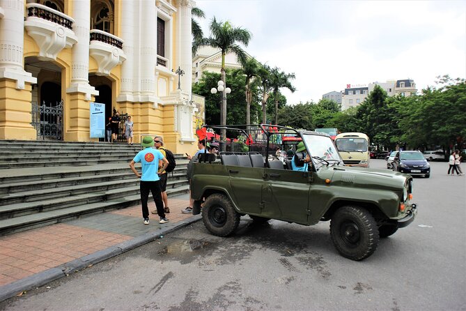 Hanoi Jeep Foodie Tours Led By Women - West Lake Bun Cha stop: the meal that anchors the whole tour