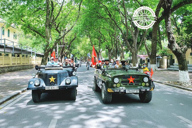 Hanoi Jeep Tour: Food, Culture and Fun by Vietnam Army Jeep - Pickup, open-air comfort, and smart packing for a 4-hour ride