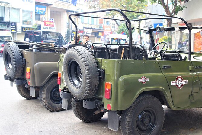 Hanoi Jeep Tours Led By Women: Hanoi City Jeep Tours - Old Quarter Pickup, a Small Group, and a Clear Start Point
