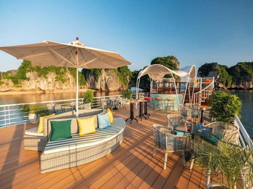 Hanoi: Lan Ha Bay & Cat Ba Island Day Trip on Luxury Cruise - Swimming, Boat Slide, and Kayaking in Calm Lan Ha Water