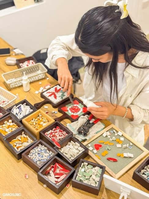 Hanoi: Mosaic-Making Workshop with Local Artist - What happens during the 3 to 3.5 hours in the studio