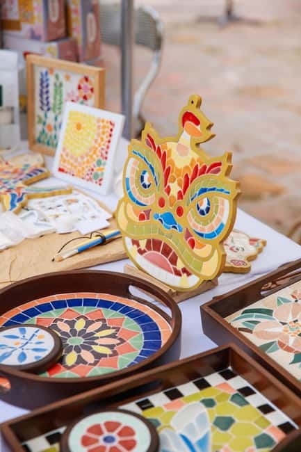 Hanoi: Mosaic-Making Workshop with Local Artist - Tiles, colors, and making a design that looks like you