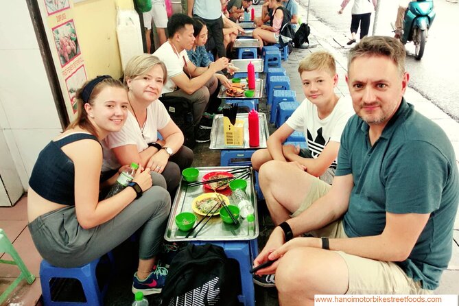 Hanoi Nightlife Food Tour By Motorbikes - Stop 4: Long Bien Bridge area, with photo stops and landmark views