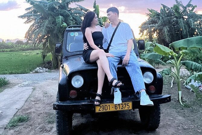 Hanoi Offbeat Jeep Tours - Banana Island on the Red River, where the pace actually changes